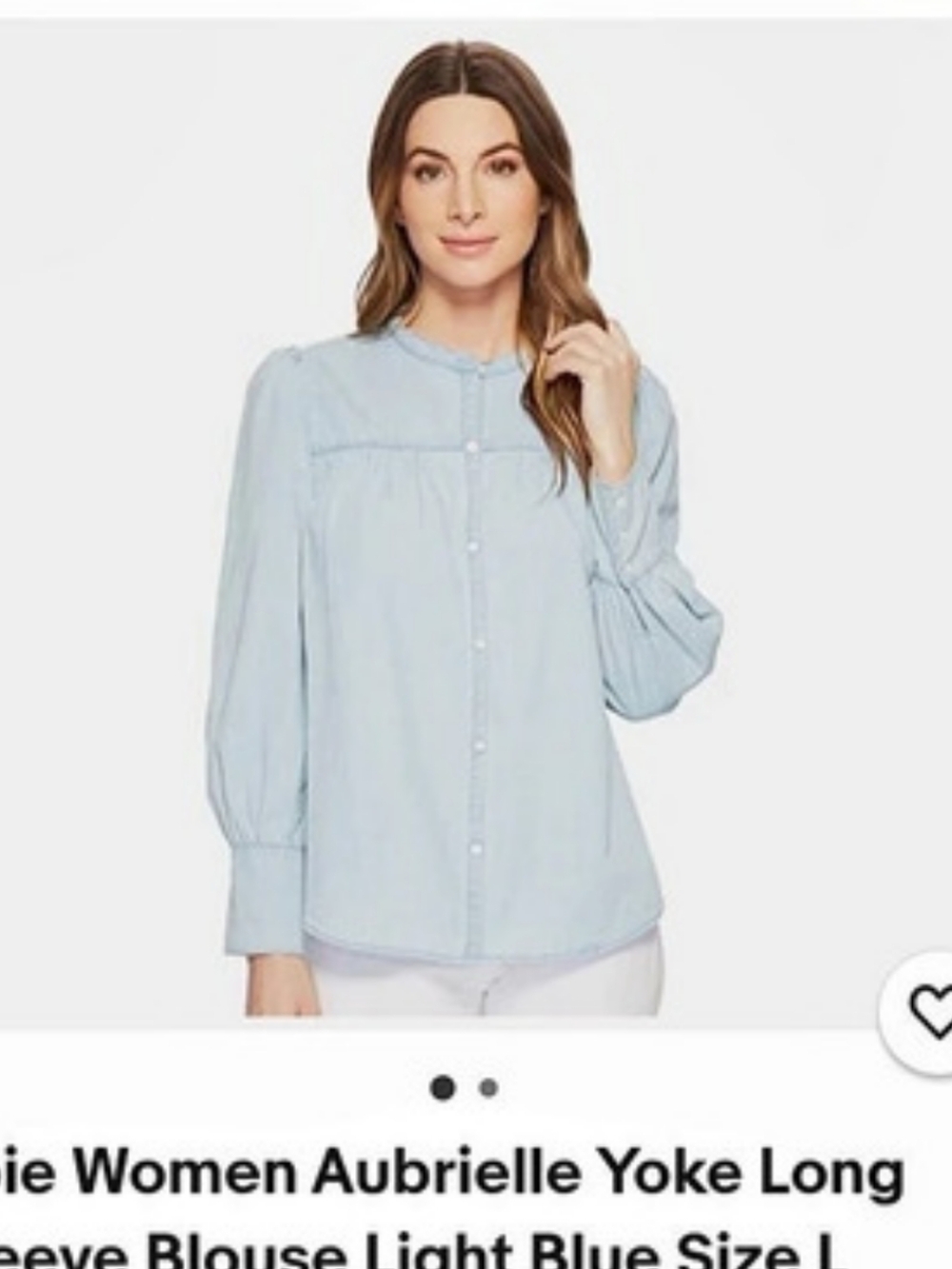 Joie Aubrielle Long Sleeve Blouse